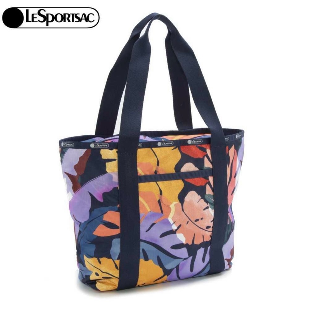 NWT!! LeSportSac Everyday Zip Tote in Vibrant Leaves